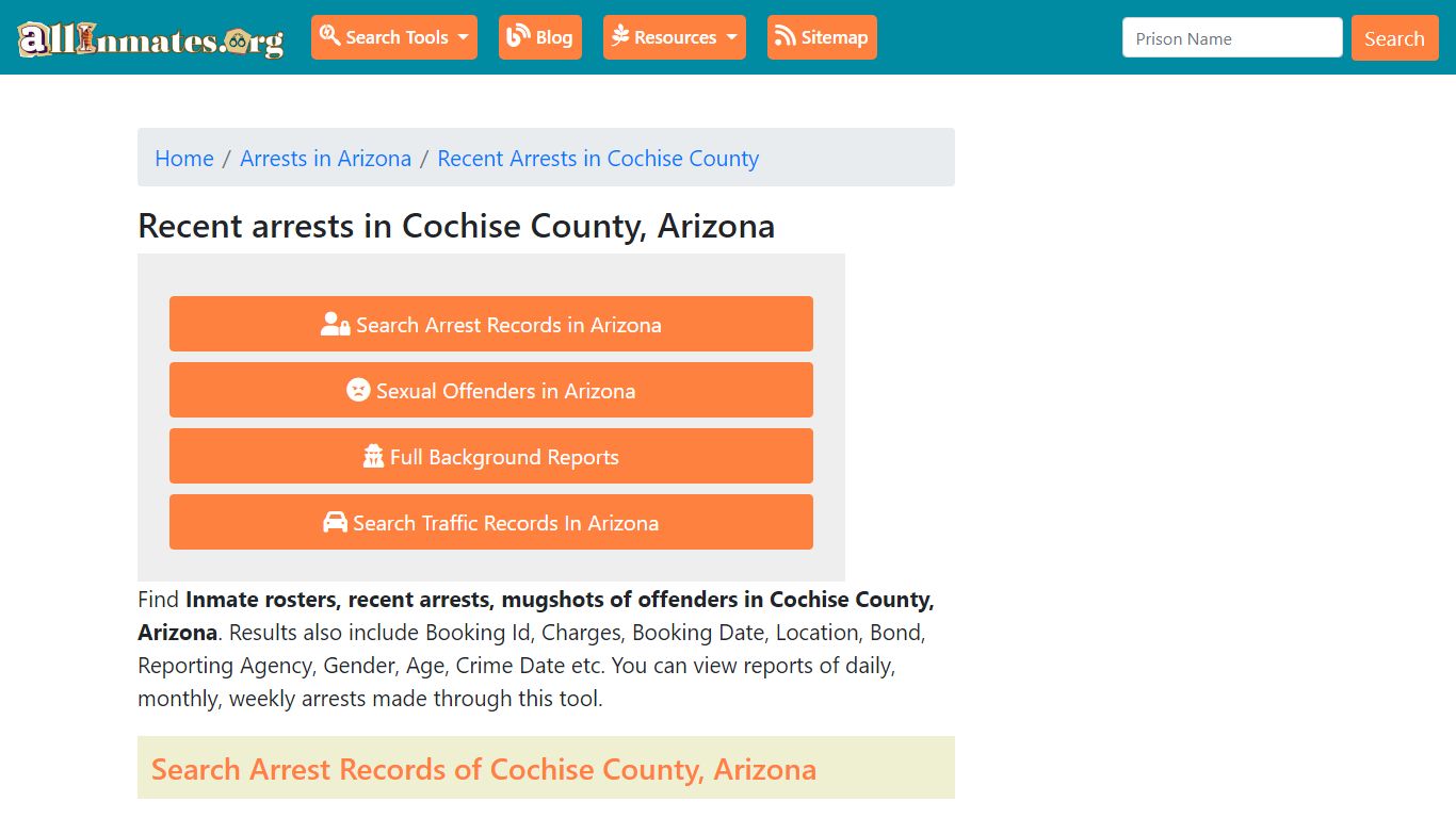 Recent arrests in Cochise County, Arizona | Mugshots, Rosters, Inmates ...